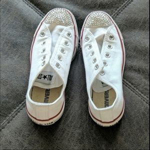 Converse All Star Lo Glitter Toe Sneaker